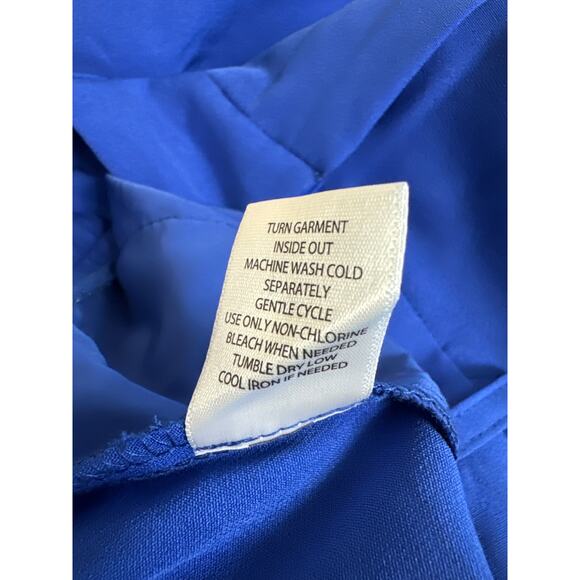 NWT Blue Sol Size 14, Wide Leg Pants Pleated Front Elastic Back, Pockets - Picture 5 of 6